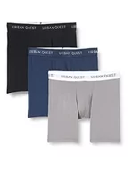 Legginsy - URBAN QUEST Męskie legginsy z długimi nogawkami, 3-pak, wielokolorowe, XXL - miniaturka - grafika 1