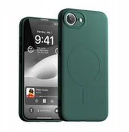 Etui i futerały do telefonów - Etui Mercury Semi-Silicone MagSafe do iPhone 16e zielony - miniaturka - grafika 1