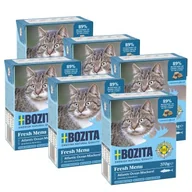 Mokra karma dla kotów - BOZITA Kawałeczki w galarecie 6 x 370 g Makrela - miniaturka - grafika 1