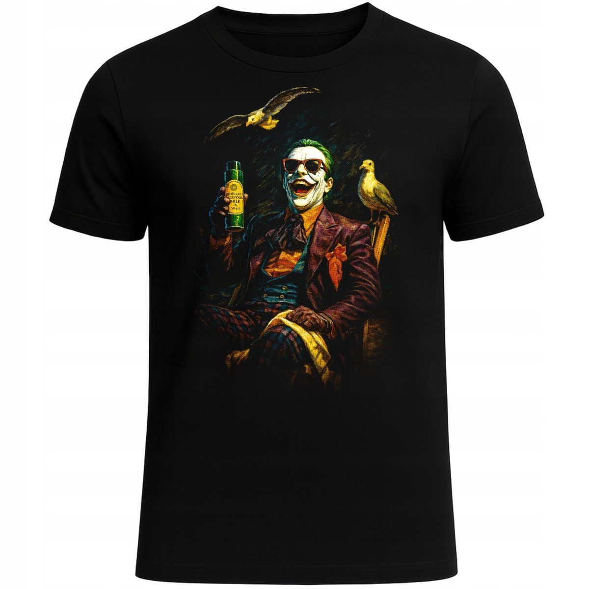 KOSZULKA JOKER BATMAN NADRUK 3D FILM DC PREZENT BAWEŁNIANA 3XL