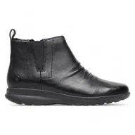 Botki damskie - Un Adorn Mid 2 [black leather] - rozmiar 42 - miniaturka - grafika 1