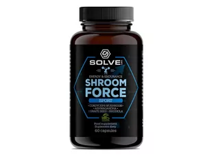VIVIO Adaptogeny Shroom Force Cordyceps 60 kapsułek SOLVE - Suplementy naturalne - miniaturka - grafika 1