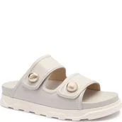 Klapki i japonki damskie - Furla Skórzane klapki FURLA SFERA - miniaturka - grafika 1