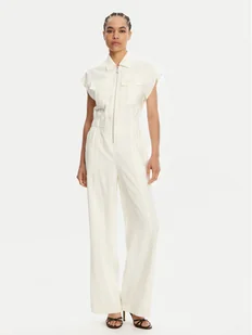 Patrizia Pepe Kombinezon 2T0072 A573 W146 Écru Regular Fit - Kombinezony - miniaturka - grafika 1