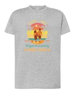 Koszulki i topy damskie - Koszulka Personalizowana Małżeństwo Żona Mąż Szara M - miniaturka - grafika 1