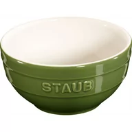 Miski i półmiski - Staub STAUB SERVING MISKA OKRĄGŁA 12 CM 0,4 L ZIELONY CERAMIKA 40510-796-0 - miniaturka - grafika 1