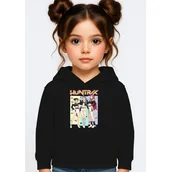 Bluzy dla dziewczynek - BLUZA DZIECIĘCA KPOP DEMON HUNTERS HUNTRIX 104 Z KAPTUREM BAWEŁNIANA - miniaturka - grafika 1