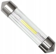 Żarówki samochodowe - Dioda LED C5W 41mm FILAMENT biała rurka 12V żarówka - miniaturka - grafika 1