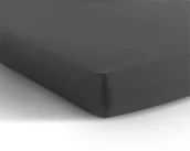 Prześcieradła - Prześcieradło, DreamHouse, Double Jersey, 200x230 cm, antracytowe - miniaturka - grafika 1