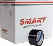 Taśmy klejące - Smart Taśma Pakowa SMART CZARNA Akryl 48/50y - 36 szt. - miniaturka - grafika 1