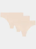 Majtki damskie - Stringi majtki damskie UA Pure Stretch No Show Under Armour 1383893-500 Beżowy - miniaturka - grafika 1