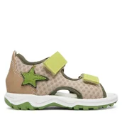 Buty dla chłopców - Sandały Primigi 1367022 M Zielony - miniaturka - grafika 1