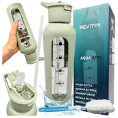 Shakery i bidony sportowe - SZKLANA BUTELKA NA WODĘ MOTYWACYJNA 700 ml Z SILIKONOWYM POKROWCEM - miniaturka - grafika 1