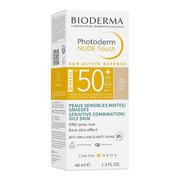 Balsamy i kremy do opalania - Bioderma Photoderm Nude Touch Mineral podkład mineralny z efektem nude odcień bardzo jasny sp50+ 40 ml - miniaturka - grafika 1