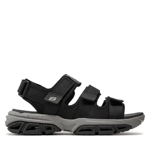 Sandały Skechers Atlan-Bodie 210444/BLK Czarny - Sandały męskie - miniaturka - grafika 1