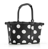 Torby i wózki na zakupy - Kosz zakupowy Carrybag Frame XS Dots white Reisenthel - miniaturka - grafika 1
