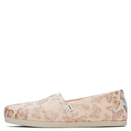 Moda i Uroda OUTLET - TOMS Damskie mokasyny Alpargata płaskie, różowe, 3 UK, różowy, 35.5 EU - miniaturka - grafika 1