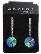 Kolczyki - Kolczyki zestaw stal chirurgiczna na prezent Swarovski - miniaturka - grafika 1