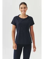 Koszulki i topy damskie - TATUUM Koszulka w kolorze granatowym - miniaturka - grafika 1