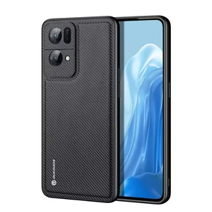Dux Ducis Fino etui pokrowiec pokryty nylonowym materiałem Oppo Reno7 Pro 5G czarny - Etui i futerały do telefonów Dux Ducis Fino etui pokrowiec pokryty nylonowym materiałem Oppo Reno7 Pro 5G czarny - Etui i futerały do telefonów - miniaturka - grafika 1