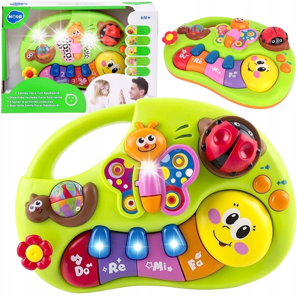 Magiczne kolorowe Pianinko organki ZA0640