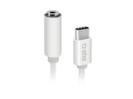 Kable - SBS Jack - USB-C, biały | - miniaturka - grafika 1