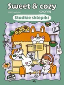 Poradniki hobbystyczne - Słodkie sklepiki. Sweet & cozy coloring. Sweet & cozy coloring - workshop Amélie's - książka - miniaturka - grafika 1