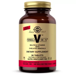 Solgar Formuła VM-75 - 90 tabletek - Witaminy i minerały - miniaturka - grafika 1