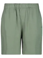 Spodnie sportowe damskie - CMP Bermudy funkcyjne w kolorze khaki - miniaturka - grafika 1