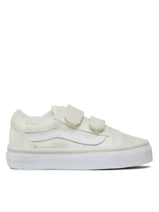 Vans Tenisówki Uy Old Skool V VN000VHEBPH1 Écru - Buty dla dziewczynek - miniaturka - grafika 1