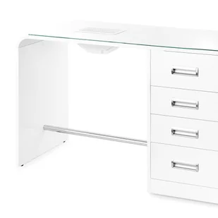 VERDI Biurko podwójne Nailbar Pochłaniacz Pyłu: Z Pochłaniaczem - Meble kosmetyczne - miniaturka - grafika 3