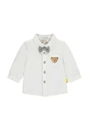 Kaftaniki dla niemowląt - Steiff Koszula w kolorze białym - miniaturka - grafika 1