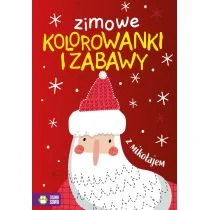 Zielona Sowa Zimowe kolorowanki i zabawy z mikołajem - Pozostałe książki - miniaturka - grafika 1