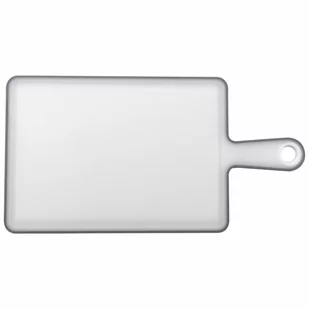 DESKA DO KROJENIA 21X40,3X0,7CM ANTYPOŚLIZGOWA ŚREDNIA BIAŁY/SZARY kod: 40G-DES-G565M - Deski do krojenia - miniaturka - grafika 1