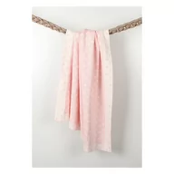 Koce i narzuty dla dzieci - Różowy dziecięcy bawełniany koc Homemania Decor Baby Baby Dots, 90x90 cm - miniaturka - grafika 1