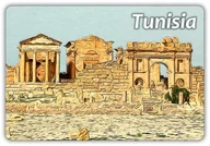 Magnesy - TUNEZJA - Sbeitla - Zabytki - Magnes na lodówkę - miniaturka - grafika 1