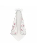 Koce i narzuty dla dzieci - Bonjour Cherie Kocyk bawełniany do fotelika samochodowego Royal Baby minky Ecru - miniaturka - grafika 1