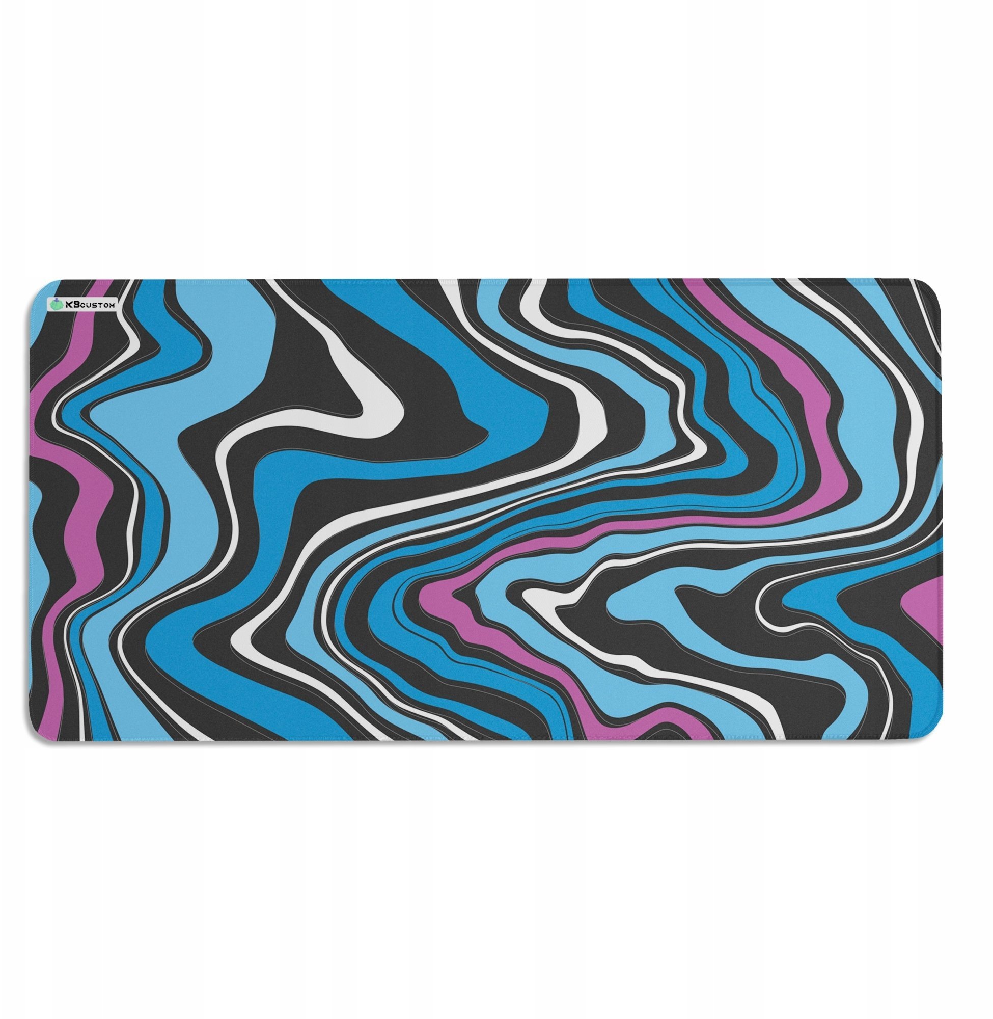 Podkładka KBcustom DUŻA PODKŁADKA MATA POD MYSZKĘ MYSZ 120x60cm XXXL KBcustom Biurko Magic Blu