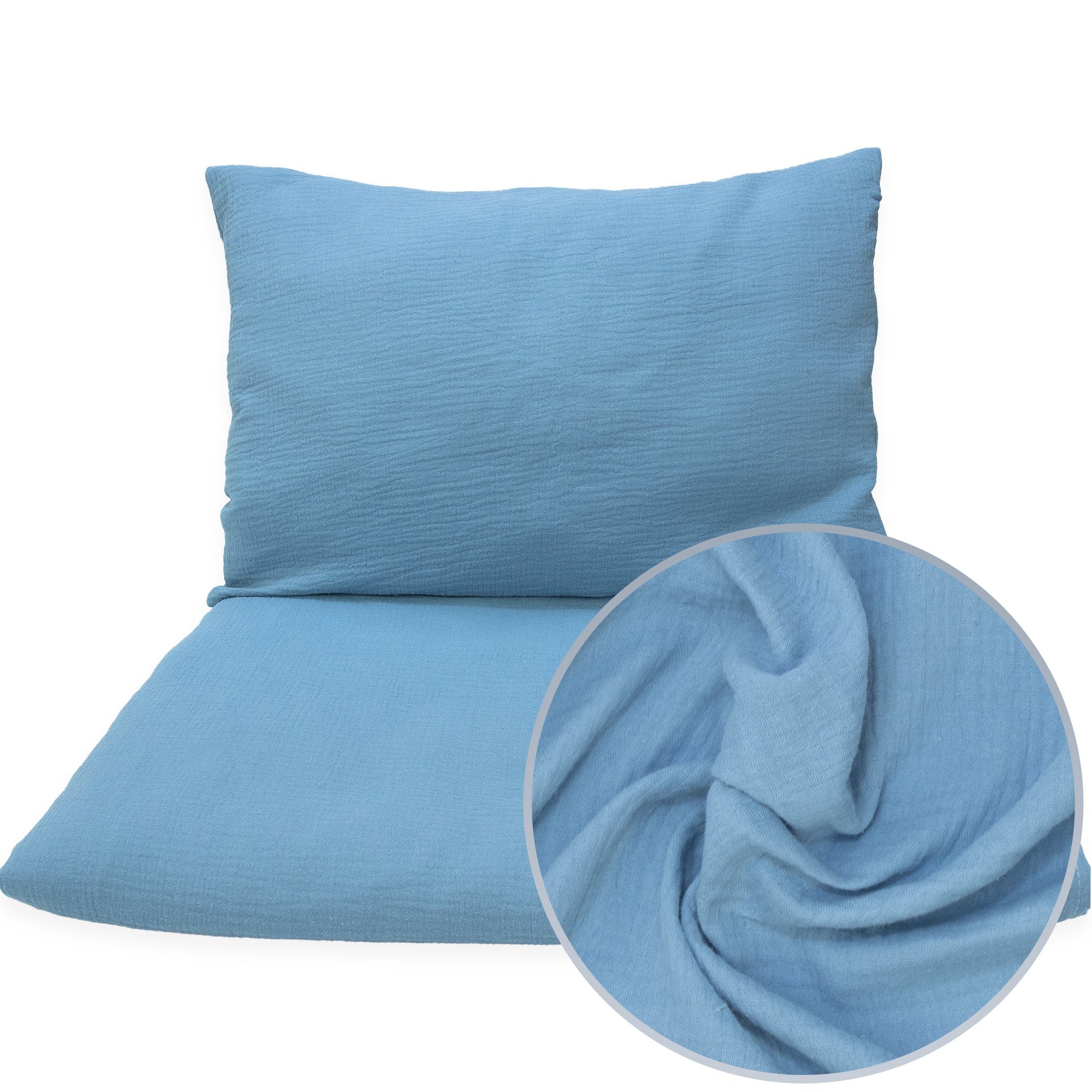 Pościel 120X90 Do Łóżeczka Muślinowa Premium Kerstin