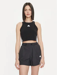 adidas Top Future Icons 3-Stripes IP1572 Czarny Slim Fit - Koszulki i topy damskie - miniaturka - grafika 1