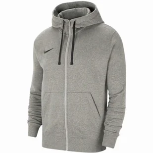 Nike Bluza Sportowa Bawełna Szara Popiel Rozpinana z kapturem L - Bluzy męskie - miniaturka - grafika 1