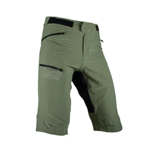 Męskie spodenki rowerowe Leatt Enduro 3.0 , Pine - Green, M - Spodenki rowerowe - miniaturka - grafika 1