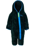 Pajacyki dla niemowląt - Peek U Kombinezon polarowy "Roscoe" w kolorze ciemnozielonym - miniaturka - grafika 1