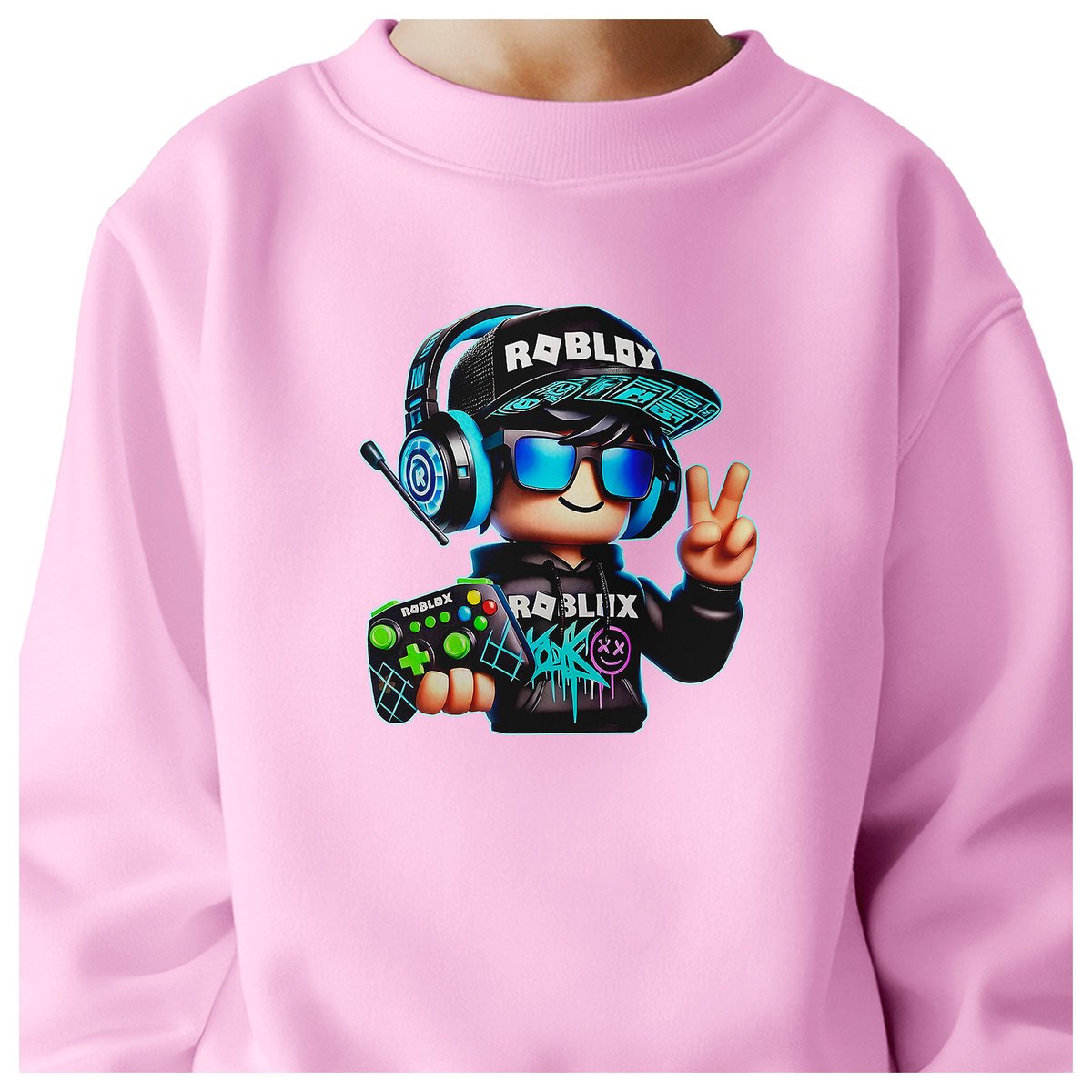 BLUZA DZIECIĘCA ROBLOX GRACZ DLA CHŁOPCA DZIEWCZYNKI 134-140
