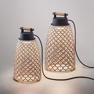 Lampy ogrodowe - Bover Nans M/41 lampa stołowa LED, brązowa - miniaturka - grafika 1
