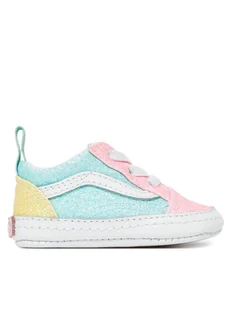 Vans Tenisówki Old Skool Crib VN000CS5ZQP1 Kolorowy - Buty dla dziewczynek - miniaturka - grafika 1