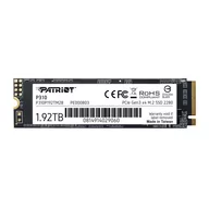 Dyski SSD - Patriot Dysk SSD P310 1.92TB m.2 2280 2100/1800 PCIe NVMe Gen3 x 4 P310P192TM28 - miniaturka - grafika 1