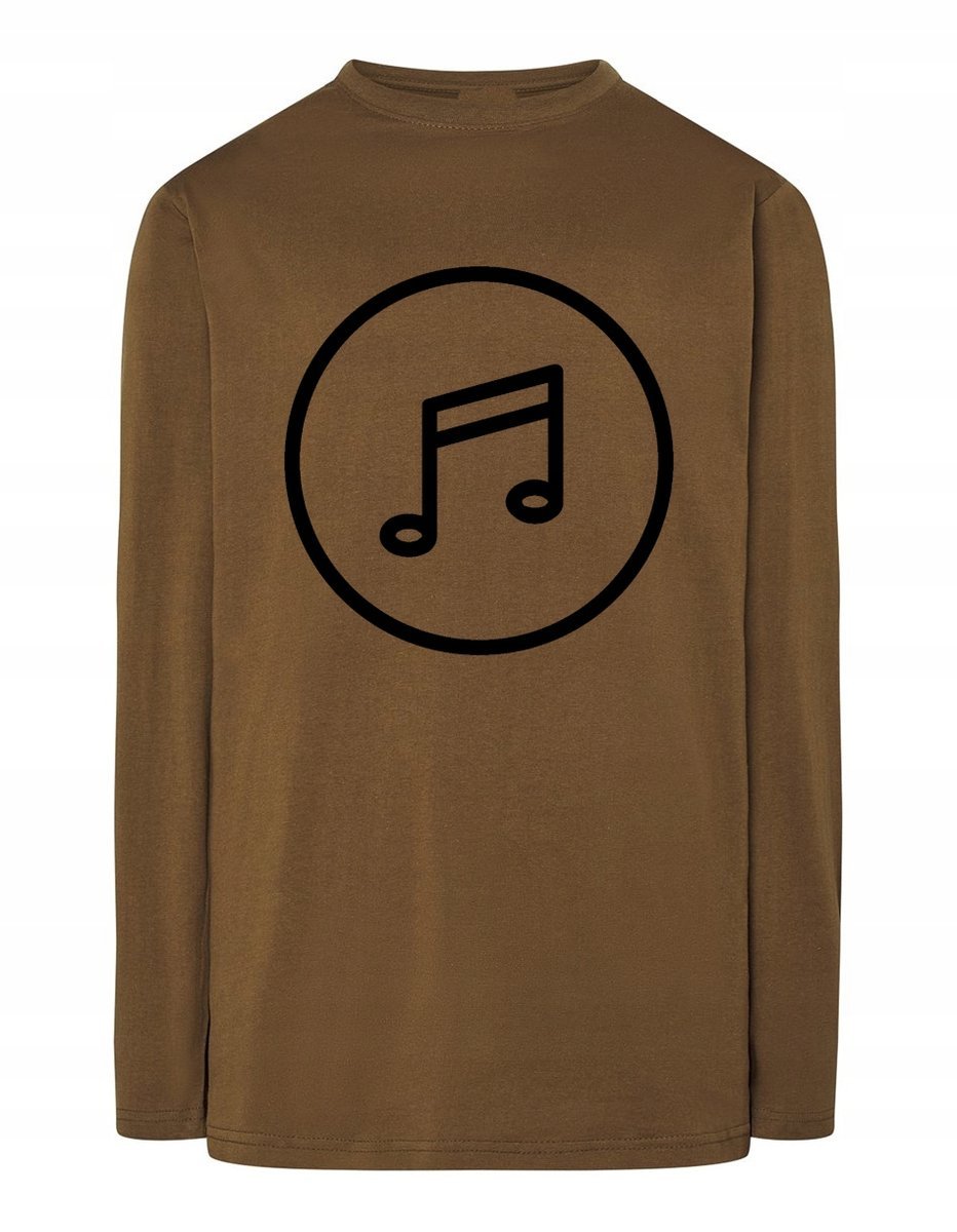 Longsleeve fajny nadruk Nuta Muzyka r.L