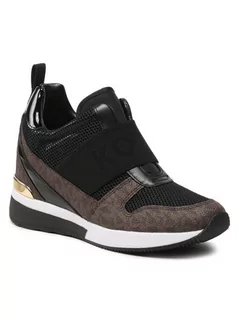 Slip on damskie - MICHAEL Michael Kors Sneakersy Maven Slip On Trainer 43F2MVFP2A Czarny - grafika 1