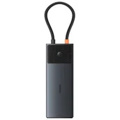 Adaptery i przejściówki - 11w1 HUB Adapter USB-C USB-A / PD / HDMI / DP / RJ-45 / SD / TF czarny - miniaturka - grafika 1